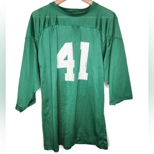 Vintage Southern Athletic 41 Football Jersey Shirt in Green Size L